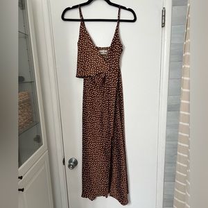 Urban Outfitters Kelly Surplice midi slip dress